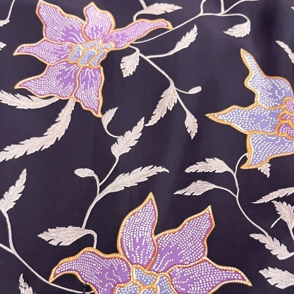 ISABEL MARANT ETOILE NWOT Oxel City draped floral blouse in Faded Night Size 36 - Picture 9 of 9